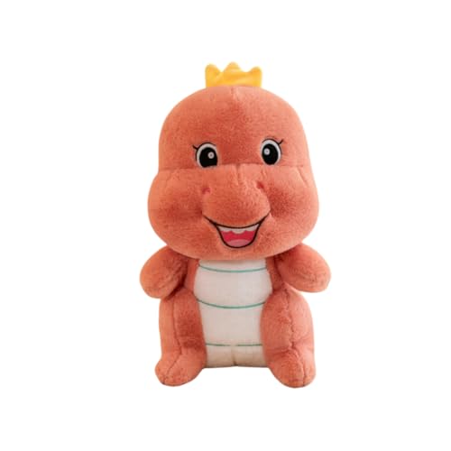 LAARNT 30cm Niedliche Krone Dinosaurier Plüschtier, Dinosaurier Plüsch Kissen,Niedliche Plüschtiere, Cartoon Plüschtiere, Kuscheltiere Zierkissen,Rosa von LAARNT