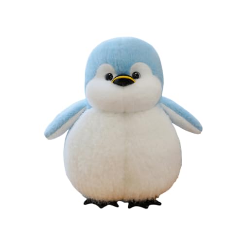 LAARNT 30cm Pinguin Puppe Plüschtier,Pinguin Stofftier Kuscheltier,Niedliches Pinguin Plüsch Kissen,Cartoon Pinguin Plüsch Spielzeug,Süßes Dekoration,Flauschige Wurfkissen,Blau von LAARNT