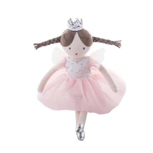 LAARNT 34cm rosa Ballett-Mädchen Plüschtier, süße Prinzessin Kleid Plüsch Puppe, Cartoon Stoffpuppe Spielzeug Plüsch Plüschtier von LAARNT