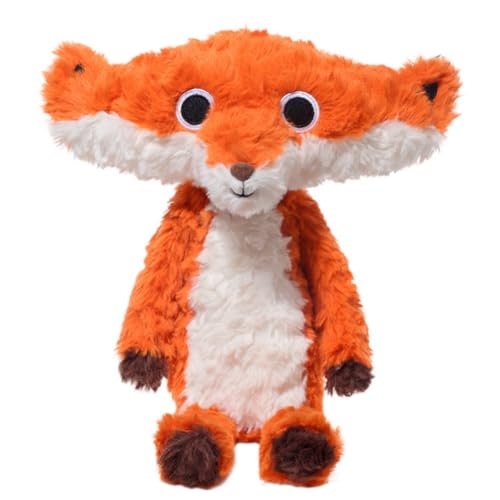 LAARNT 38cm Fuchs Plüschtiere,skurrile Tierpuppen,Weiches Fuchs Plüschtier，Kawaii Fuchs Plüsch Spielzeug，Fuchs Plüschtier Plüschkissen Puppe，Cartoon Tierpuppe Stofftier Flauschiges,Kuschelkissen von LAARNT