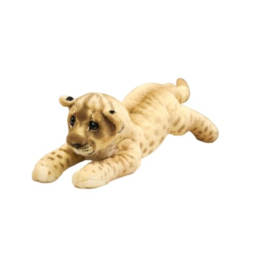 LAARNT 39cm Plüschspielzeug, Simulation Leopard Puppe Puppenkissen, Cartoon Leopard Plüschpuppe, Liebe Tier Plüschtiere von LAARNT