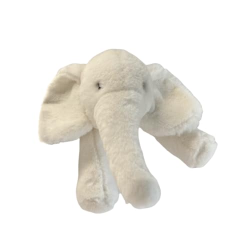 LAARNT 45cm Simulation niedlicher Elefant Plüschtier, Plüsch-Elefanten-Kissen, Elefanten-Plüsch-Kissen, Plüschtier Plüsch-Kissenpuppe Weiß von LAARNT