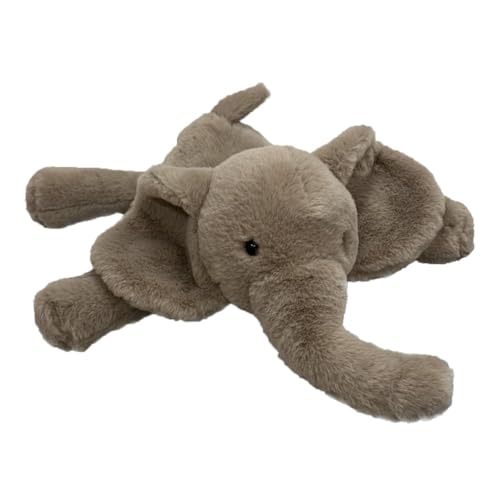 LAARNT 45cm Simulation niedlicher Elefant Plüschtier, Plüsch-Elefanten-Kissen, weiches Plüschtier Plüsch-Kissen Puppe Grau von LAARNT