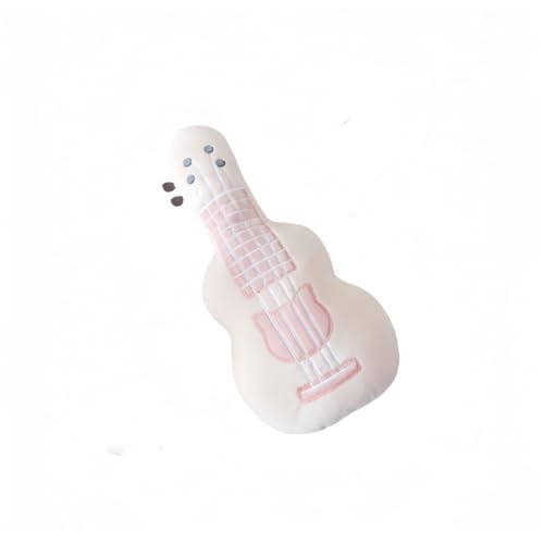 LAARNT Plüschtier Gitarre Kissen，Gefüllte Plüsch Musikinstrument Spielzeug ，Ukulele-Spielzeug，Kinderspielzeug，Kissen，Rosa von LAARNT