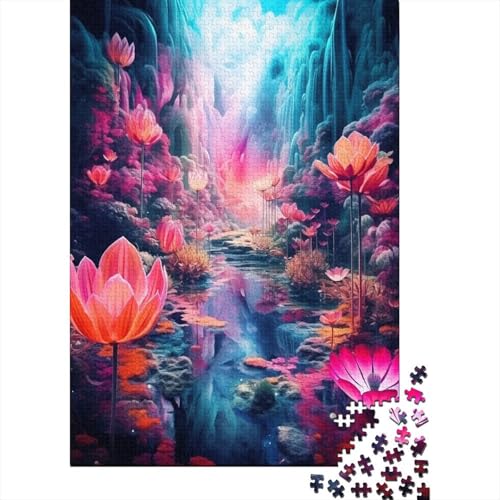 Blumes Puzzle 1000 Teile Erwachsene, Puzzlespiel Jigsaw Puzzles Erwachsenen Puzzlespiel Puzzel 1000pcs (75x50cm) von LABDUEOPB