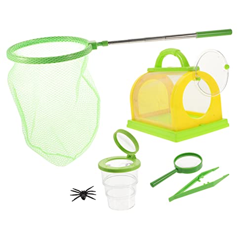 LABRIMP 1 Satz Insektenbeobachtungsset Kit Für Kinder 3-5 Käfig Für Jungen Und Mädchen Lupe Für Kinder Kind Erforschen Kit Fangset B. Spielzeuge Terrarien Spinne Kleinkind Kunststoff Glas von LABRIMP