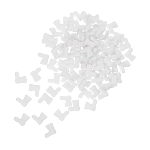 LABRIMP 100 Stück Teiliges Miniatur Santa Claus Stiefel Weiß Kunststoff Weihnachtsdeko Bastelmaterial Puppenhaus Dekoration Weihnachtliche Tischdekoration DIY Geschenkidee LABRIMP 100 Stück Teiliges Miniatur Santa Claus Stiefel Weiß Kunststoff Weihnachtsdeko Bastelmaterial Puppenhaus Dekoration Weihnachtliche Tischdekoration DIY Geschenkidee von LABRIMP