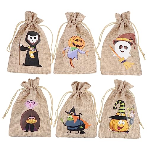 LABRIMP 12 Stk Halloween-Süßigkeitsbeutel Taschen zum Verpacken von Geschenken Halloween-Beutel mit Kordelzug halloween geschenktüten halloween Halloween-Taschen von LABRIMP