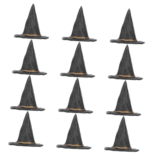 LABRIMP 12 Stück Teiliges Miniatur Hexenhüte aus Filigrane Kleine Hexenhüte für Puppenhaus Dekoration DIY Halloween Basteln Handgefertigte Mini Witch Hats für Puppen und Partyaccessoires LABRIMP 12 Stück Teiliges Miniatur Hexenhüte aus Filigrane Kleine Hexenhüte für Puppenhaus Dekoration DIY Halloween Basteln Handgefertigte Mini Witch Hats für Puppen und Partyaccessoires von LABRIMP