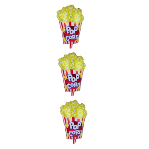 LABRIMP 15 Stk Schwebende Luftballons Folienballons Aluminiumfolie Popcorn-ballons Partydekorationen Für Filmabende Film-popcorn-ballon Pizza-ballon Metallische Luftballons Kinder Dekor von LABRIMP