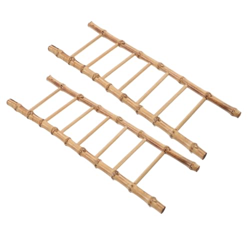 LABRIMP 2 Stück Mini Bambusleiter für Puppenhaus Filigrane Kleine Leiter Dekoration Handliche Miniatur Möbel für DIY Langlebiges Miniatur Ornament LABRIMP 2 Stück Mini Bambusleiter für Puppenhaus Filigrane Kleine Leiter Dekoration Handliche Miniatur Möbel für DIY Langlebiges Miniatur Ornament von LABRIMP