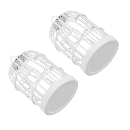 LABRIMP 2 Stück Miniatur Vogelkäfige aus Metall mit Schwenkbarer Tür Halbgeschlossene Deko für Puppenhaus Miniatur Garten Vintage Mikro Landschaft Wand und Tischornament LABRIMP 2 Stück Miniatur Vogelkäfige aus Metall mit Schwenkbarer Tür Halbgeschlossene Deko für Puppenhaus Miniatur Garten Vintage Mikro Landschaft Wand und Tischornament von LABRIMP