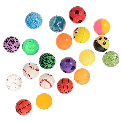 LABRIMP 20st Hüpfender Ball Springbälle Gegen Stress Hüpfbälle Partygeschenke Tragbare Springbälle Hüpfball Für Kinder Springende Bälle Kinder Farbige Sprungbälle Party-hüpfbälle Gummi von LABRIMP