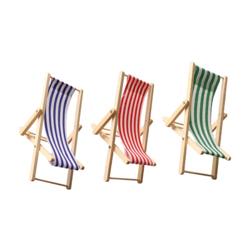 LABRIMP 3 Stück Teiliges Miniatur Strandstuhl aus Holz Faltbar für Platzsparende Aufbewahrung Realistische Puppenhaus Gartenmöbel in Rot Blau Grün für Outdoor Szenen und Stranddekoration LABRIMP 3 Stück Teiliges Miniatur Strandstuhl aus Holz Faltbar für Platzsparende Aufbewahrung Realistische Puppenhaus Gartenmöbel in Rot Blau Grün für Outdoor Szenen und Stranddekoration von LABRIMP