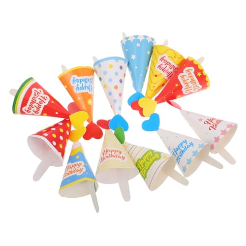 LABRIMP 36 Stück Teiliges Mini Geburtstagshüte Tortendeko Papierkegel Bunte Cupcake Dekoration und Erwachsene Geburtstag Shower Brautparty Zubehör LABRIMP 36 Stück Teiliges Mini Geburtstagshüte Tortendeko Papierkegel Bunte Cupcake Dekoration und Erwachsene Geburtstag Shower Brautparty Zubehör von LABRIMP