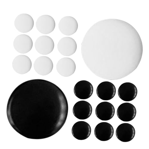 LABRIMP 360 Stück Teiliges Go Schachspiel Kleine Schwarze und Weiße Spielsteine aus Robustem Melamin für Klassisches Strategiespiel und Freizeitspaß Zuhause LABRIMP 360 Stück Teiliges Go Schachspiel Kleine Schwarze und Weiße Spielsteine aus Robustem Melamin für Klassisches Strategiespiel und Freizeitspaß Zuhause von LABRIMP
