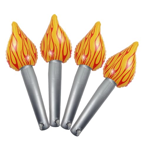 LABRIMP 4 Stück Aufblasbare Fackel Teiliges Torch Toy für Sportveranstaltungen Partyspielzeug Festival Accessoires Bühnenperformance Leicht Tragbar LABRIMP 4 Stück Aufblasbare Fackel Teiliges Torch Toy für Sportveranstaltungen Partyspielzeug Festival Accessoires Bühnenperformance Leicht Tragbar von LABRIMP