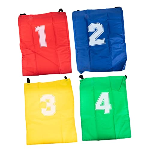 LABRIMP 4 Stück Sprungsack Renntaschen Für Geburtstagsfeiern Outdoor-Spiele Für Kinder Kartoffel-hüpfsack Rayan-Spielzeug Für Kinder Draußen Kinderspielzeug Sitzsäcke Im Freien Segeltuch von LABRIMP