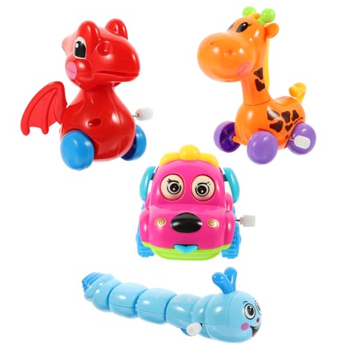 LABRIMP 4 Stück Teiliges Aufziehspielzeug mit Niedlichen Cartoon-Tieren Buntes Uhrwerkspielzeug für Energiesparend und Batteriefrei Geeignet als für Jungen und Mädchen für LABRIMP 4 Stück Teiliges Aufziehspielzeug mit Niedlichen Cartoon-Tieren Buntes Uhrwerkspielzeug für Energiesparend und Batteriefrei Geeignet als für Jungen und Mädchen für von LABRIMP