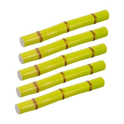 LABRIMP 5 Stück Teiliges Künstliches Zuckerrohr Modell Lebensechte Dekorationsfrucht aus Strapazierfähigem Kunststoff Realistische Textur Vielseitig für Fotografie Heimdeko und Partybedarf LABRIMP 5 Stück Teiliges Künstliches Zuckerrohr Modell Lebensechte Dekorationsfrucht aus Strapazierfähigem Kunststoff Realistische Textur Vielseitig für Fotografie Heimdeko und Partybedarf von LABRIMP