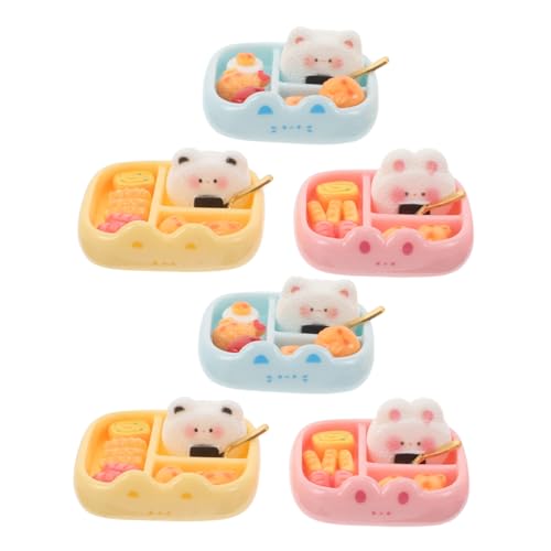 LABRIMP 6 Stück Teiliges Miniatur Dollhouse Miniatur Lunchboxen aus Resin Süße Mini Snack Deko Detailreiche Simulation für Puppenhaus Szenerien Vielseitige Mini Food Accessoires LABRIMP 6 Stück Teiliges Miniatur Dollhouse Miniatur Lunchboxen aus Resin Süße Mini Snack Deko Detailreiche Simulation für Puppenhaus Szenerien Vielseitige Mini Food Accessoires von LABRIMP