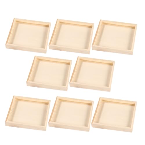 LABRIMP 8 Stück Teiliges Holztablett für Puzzles Unbehandelte Rechteckige Puzzle-Organizer aus Holz Professionelle Flachheit für Detailgetreue Puzzleverbindung Fördert Räumliche LABRIMP 8 Stück Teiliges Holztablett für Puzzles Unbehandelte Rechteckige Puzzle-Organizer aus Holz Professionelle Flachheit für Detailgetreue Puzzleverbindung Fördert Räumliche von LABRIMP
