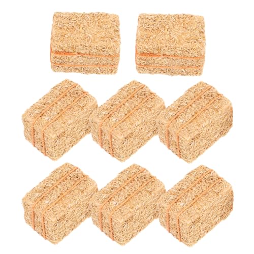 LABRIMP 8 Stück Teiliges Mini Heuballen aus Stroh Detailreiche Bauernhof Dekoration Kleine Strohballen für Puppenhaus und Herbst DIY Szene Naturgetreue Miniatur Heuricks für Tischdeko und LABRIMP 8 Stück Teiliges Mini Heuballen aus Stroh Detailreiche Bauernhof Dekoration Kleine Strohballen für Puppenhaus und Herbst DIY Szene Naturgetreue Miniatur Heuricks für Tischdeko und von LABRIMP