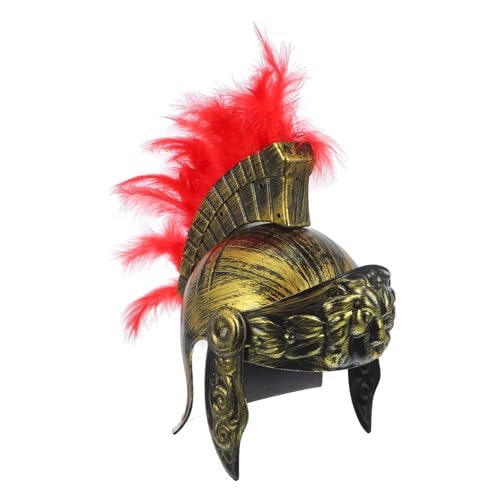 LABRIMP Antiker Römischer Kriegerhut Cosplay Soldatenhelm Römischer Helm Römischer Soldatenhelm Männer Römisches Kostüm Erwachsene Römisches Kostüm Soldat Hut Party Requisite von LABRIMP