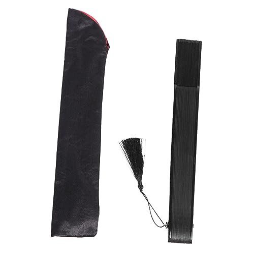 LABRIMP Antiquität Stil Faltfächer Handfächer aus Robustem Material mit Schwarzer Abdeckung Handgehaltene Tanz Dekorationsfächer für Familie Freunde Geschenk LABRIMP Antiquität Stil Faltfächer Handfächer aus Robustem Material mit Schwarzer Abdeckung Handgehaltene Tanz Dekorationsfächer für Familie Freunde Geschenk von LABRIMP