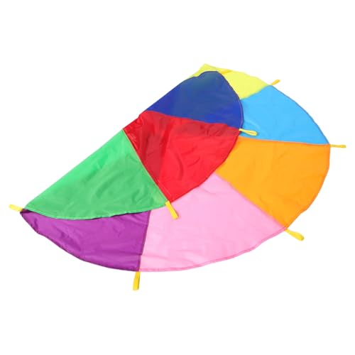 LABRIMP Buntes Fallschirm für Robustes Outdoor Gym Parachute Leicht Tragbar Fördert Teamwork und Soziale Fähigkeiten für Kindergarten Schule und Spielplatz LABRIMP Buntes Fallschirm für Robustes Outdoor Gym Parachute Leicht Tragbar Fördert Teamwork und Soziale Fähigkeiten für Kindergarten Schule und Spielplatz von LABRIMP