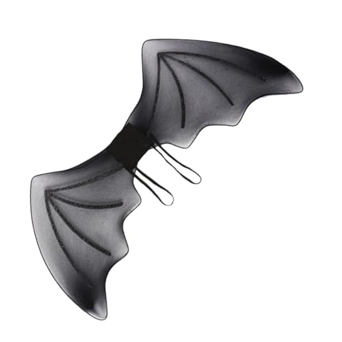 LABRIMP Halloween Cosplay Fledermausflügel Schwarze Netzflügel Teufel Kostüm Zubehör für Damen Herren Karneval Party Accessoire LABRIMP Halloween Cosplay Fledermausflügel Schwarze Netzflügel Teufel Kostüm Zubehör für Damen Herren Karneval Party Accessoire von LABRIMP