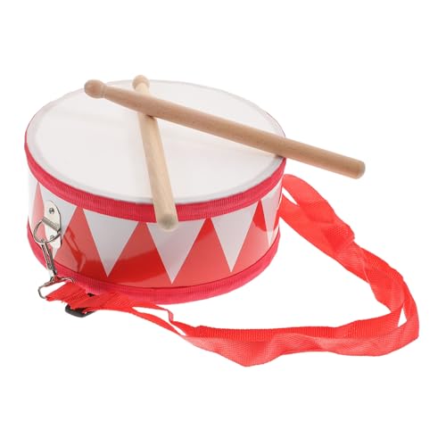 LABRIMP Kindertrommel Doppelseitige Snare Drum aus Sicherem Verschleißfestem Material mit Trommelstöcken für Junge Mädchen und Kleinkinder Pädagogisches Schlaginstrument zur Musikalischer LABRIMP Kindertrommel Doppelseitige Snare Drum aus Sicherem Verschleißfestem Material mit Trommelstöcken für Junge Mädchen und Kleinkinder Pädagogisches Schlaginstrument zur Musikalischer von LABRIMP