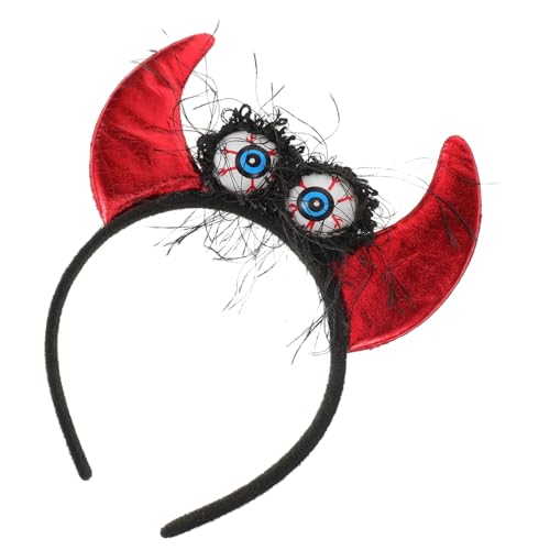 LABRIMP Leuchtendes Teufelshörner Haarreif Halloween Cosplay Haarschmuck Party Karneval Fasching Zubehör für Damen und Herren LABRIMP Leuchtendes Teufelshörner Haarreif Halloween Cosplay Haarschmuck Party Karneval Fasching Zubehör für Damen und Herren von LABRIMP