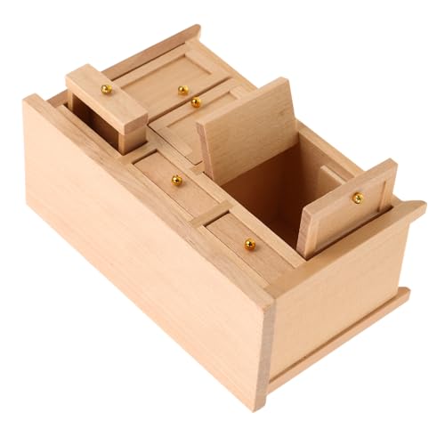 LABRIMP Maßstab Holz Schrank für Wohnzimmer Küche Naturbelassenes Birkenholz Kabinett Realistische Aufbewahrung Platzsparendes Design Kreatives Rollenspiel Zubehör LABRIMP Maßstab Holz Schrank für Wohnzimmer Küche Naturbelassenes Birkenholz Kabinett Realistische Aufbewahrung Platzsparendes Design Kreatives Rollenspiel Zubehör von LABRIMP