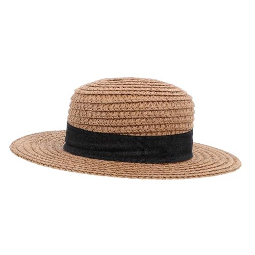 LABRIMP Mini Strohhut für Puppen Handgefertigt Flacher Oberteil Dekoratives Naturfarbenes Mini Hut Accessoire für Puppendekoration Fotoshooting und Spielzeugverzierung Vielseitig LABRIMP Mini Strohhut für Puppen Handgefertigt Flacher Oberteil Dekoratives Naturfarbenes Mini Hut Accessoire für Puppendekoration Fotoshooting und Spielzeugverzierung Vielseitig von LABRIMP