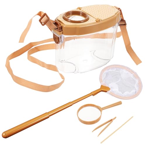 LABRIMP Outdoor Insektenfänger Set mit Vergrößerndem Beobachtungsdeckel Robustem Leicht zu Öffnen und Reinigen Fördert Naturwissenschaftliches Lernen und Beobachtungsfähigkeiten LABRIMP Outdoor Insektenfänger Set mit Vergrößerndem Beobachtungsdeckel Robustem Leicht zu Öffnen und Reinigen Fördert Naturwissenschaftliches Lernen und Beobachtungsfähigkeiten von LABRIMP