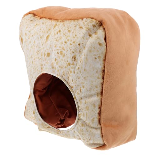 LABRIMP Plüsch Toast Brot Hut Lustige Cosplay Kopfbedeckung für Diy Weiche und Bequeme Foto Requisite Kreatives Design für Partys und Events LABRIMP Plüsch Toast Brot Hut Lustige Cosplay Kopfbedeckung für Diy Weiche und Bequeme Foto Requisite Kreatives Design für Partys und Events von LABRIMP