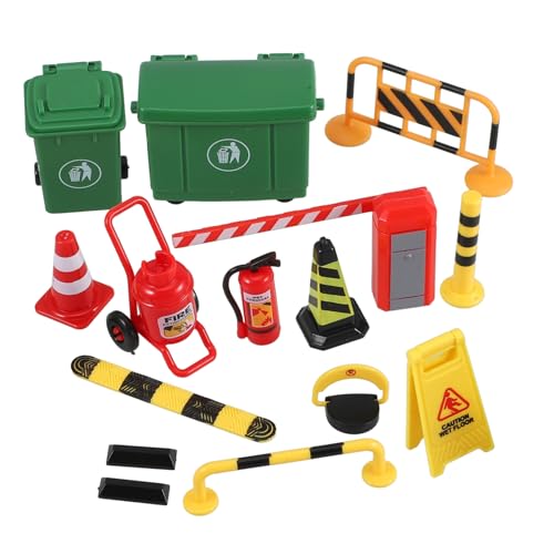 LABRIMP Teiliges Miniatur Verkehrsbarrieren Realistische Verkehrszeichen und Straßensperren für Pädagogisches Straßenverkehrs-Umfeld als Schulunterrichts-hilfsmittel und Fantasieanregendes LABRIMP Teiliges Miniatur Verkehrsbarrieren Realistische Verkehrszeichen und Straßensperren für Pädagogisches Straßenverkehrs-Umfeld als Schulunterrichts-hilfsmittel und Fantasieanregendes von LABRIMP