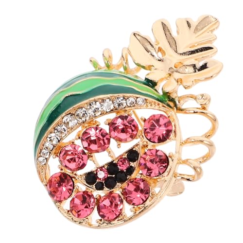 LABRIMP Wassermelonenbrosche Palästina-abzeichen Wassermelonen-abzeichen Wassermelonen-anstecknadel Obst Broschen Pins Strass-brosche Kleid Broschen Anstecknadel Für Kleidung Zinklegierung von LABRIMP