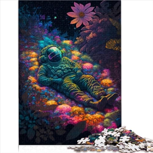 1000 Teile Puzzle Astronauten Puzzlespiel Geburtstagsgeschenke Puzzles dekoratives Puzzle für Erwachsene und Jugendliche 1000 Teile (75x50cm) von LACOXA