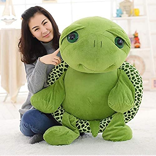 LADAMI 60cm Großes Plüschtier Schöne Große Augen Gefüllte Schildkröte Stofftier Puppen Weiches Kissen Kleine Meeresschildkröten Für Kinder Geschenk von LADAMI