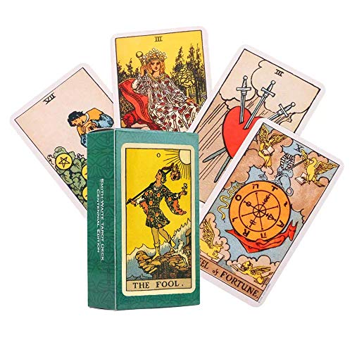 LADAMI 78 Stück / Set Tarotkarten Reisekarte Tarot Deck Brettspielkarten mit Guide Booklet von LADAMI