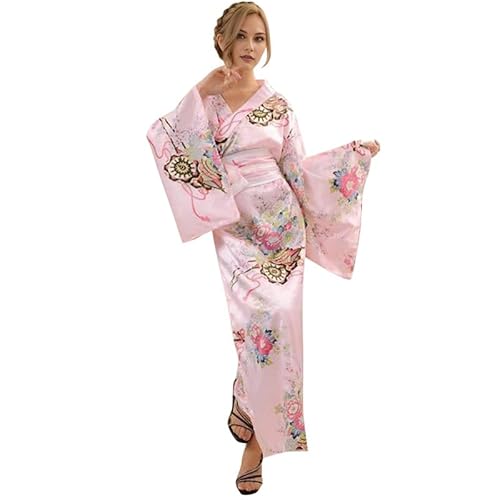 LAEMILIA Halloween-Kostüme für Erwachsene, Damen, japanischer Yukata-Kimono, Anime, Cosplay, Kostüm, traditionelles Festival-Outfit, orientalische Nachtwäsche, breite Ärmel, Robe, M-L LAEMILIA Halloween-Kostüme für Erwachsene, Damen, japanischer Yukata-Kimono, Anime, Cosplay, Kostüm, traditionelles Festival-Outfit, orientalische Nachtwäsche, breite Ärmel, Robe, M-L von LAEMILIA