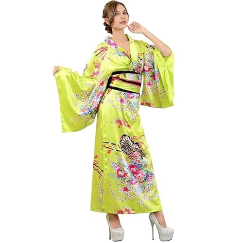 LAEMILIA Halloween-Kostüme für Erwachsene, Damen, japanischer Yukata-Kimono, Anime, Cosplay, Kostüm, traditionelles Festival-Outfit, orientalische Nachtwäsche, breite Ärmel, Robe, M-L LAEMILIA Halloween-Kostüme für Erwachsene, Damen, japanischer Yukata-Kimono, Anime, Cosplay, Kostüm, traditionelles Festival-Outfit, orientalische Nachtwäsche, breite Ärmel, Robe, M-L von LAEMILIA