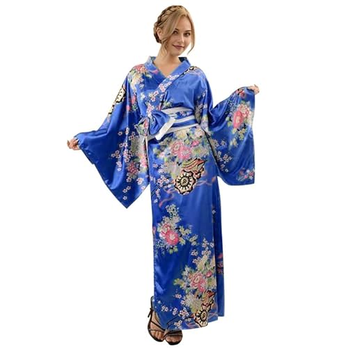 LAEMILIA Halloween-Kostüme für Erwachsene, Damen, japanischer Yukata-Kimono, Anime, Cosplay, Kostüm, traditionelles Festival-Outfit, orientalische Nachtwäsche, breite Ärmel, Robe, M-L LAEMILIA Halloween-Kostüme für Erwachsene, Damen, japanischer Yukata-Kimono, Anime, Cosplay, Kostüm, traditionelles Festival-Outfit, orientalische Nachtwäsche, breite Ärmel, Robe, M-L von LAEMILIA