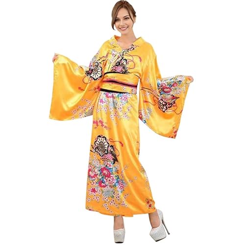 LAEMILIA Halloween-Kostüme für Erwachsene, Damen, japanischer Yukata-Kimono, Anime, Cosplay, Kostüm, traditionelles Festival-Outfit, orientalische Nachtwäsche, breite Ärmel, Robe, M-L LAEMILIA Halloween-Kostüme für Erwachsene, Damen, japanischer Yukata-Kimono, Anime, Cosplay, Kostüm, traditionelles Festival-Outfit, orientalische Nachtwäsche, breite Ärmel, Robe, M-L von LAEMILIA