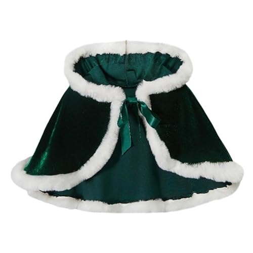 LAEMILIA Miss Santa Kostüm Erwachsene Frau Claus Outfit für Frauen Elf Dress Up Weiblicher Weihnachtsmannanzug Damen Xmas Verkleidung Weihnachten Kapuzenumhang Nikolausmütze Minikleid 3 Arten M-XL von LAEMILIA