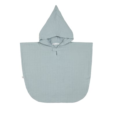 LÄSSIG Kinder Badeponcho Muslin hellblau von LÄSSIG