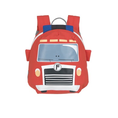 LÄSSIG Kindergartenrucksack Tiny Drivers - Feuerwehrauto, Rot von LÄSSIG