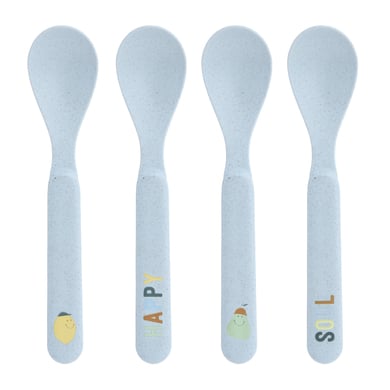 LÄSSIG Kinderlöffel Set 4-teilig, Happy Fruits Lemon von LÄSSIG